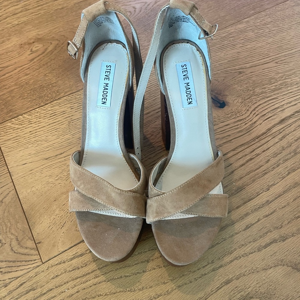Suede Steve Madden Heels